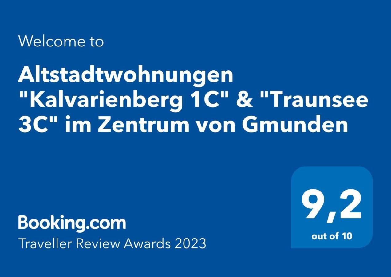 Altstadtwohnungen "Kalvarienberg 1C" & "Traunsee 3C" Im Zentrum Von Гмунден Экстерьер фото