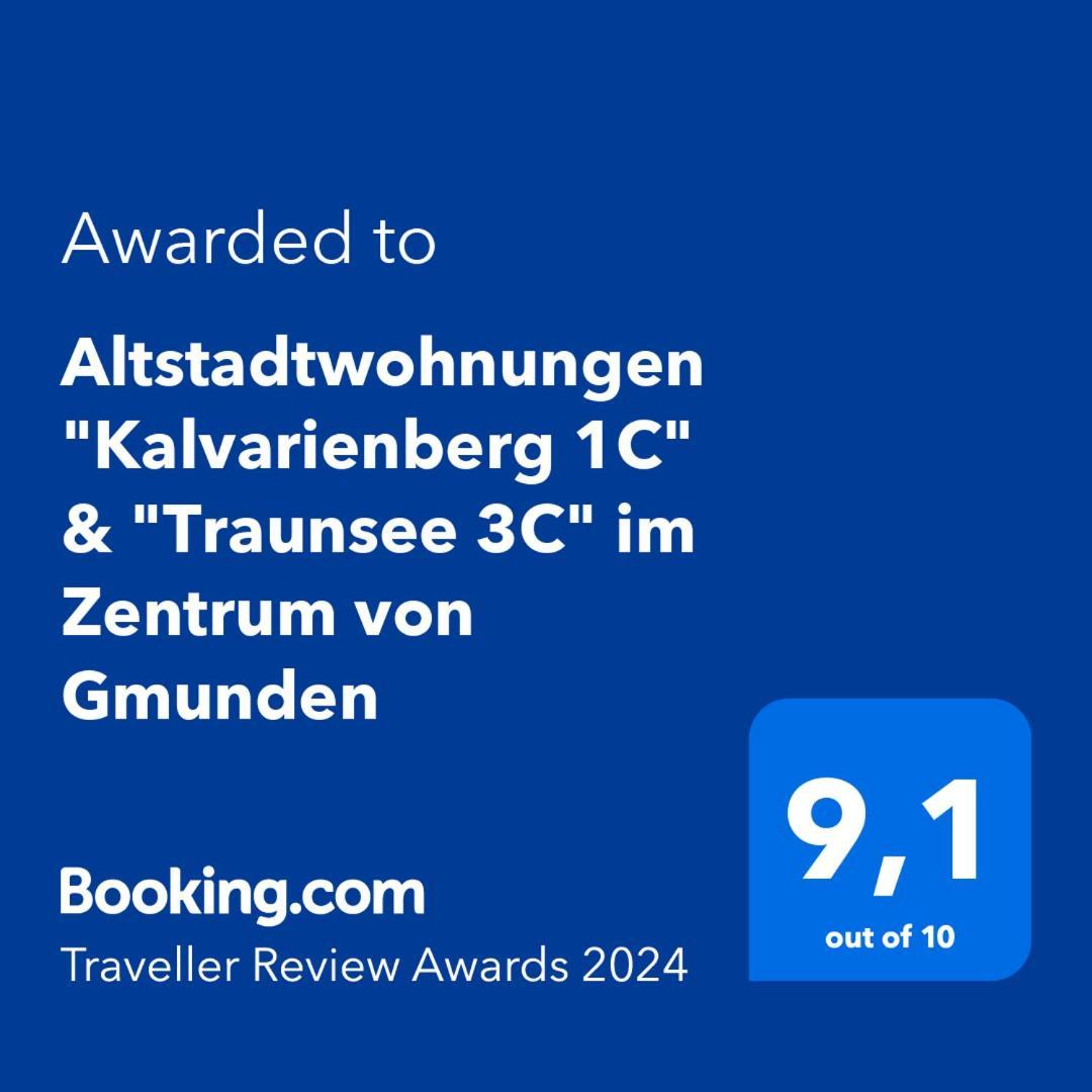 Altstadtwohnungen "Kalvarienberg 1C" & "Traunsee 3C" Im Zentrum Von Гмунден Экстерьер фото